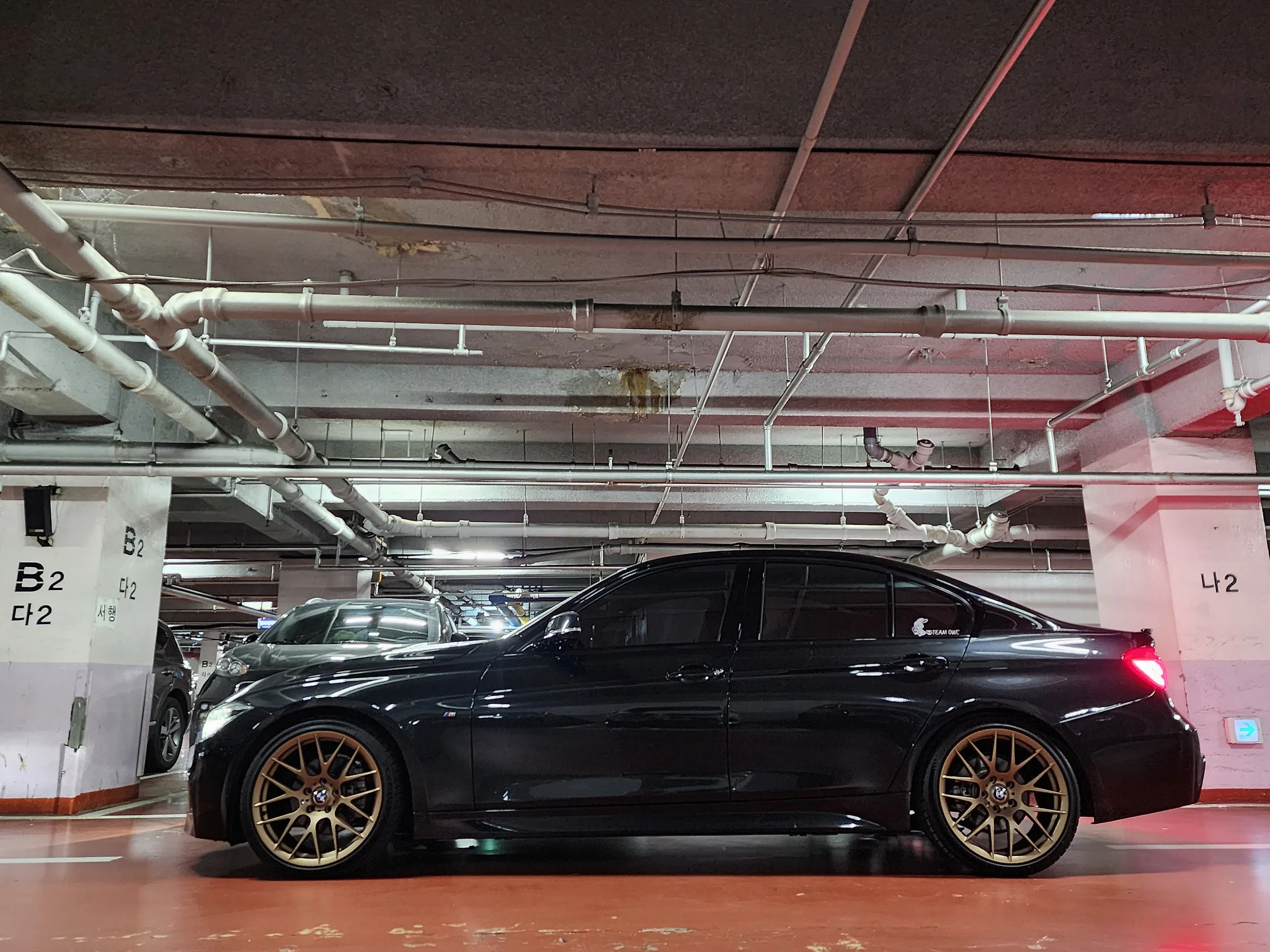 BMF 3 Series F chassis, original factory model, custom matte bronze finish.