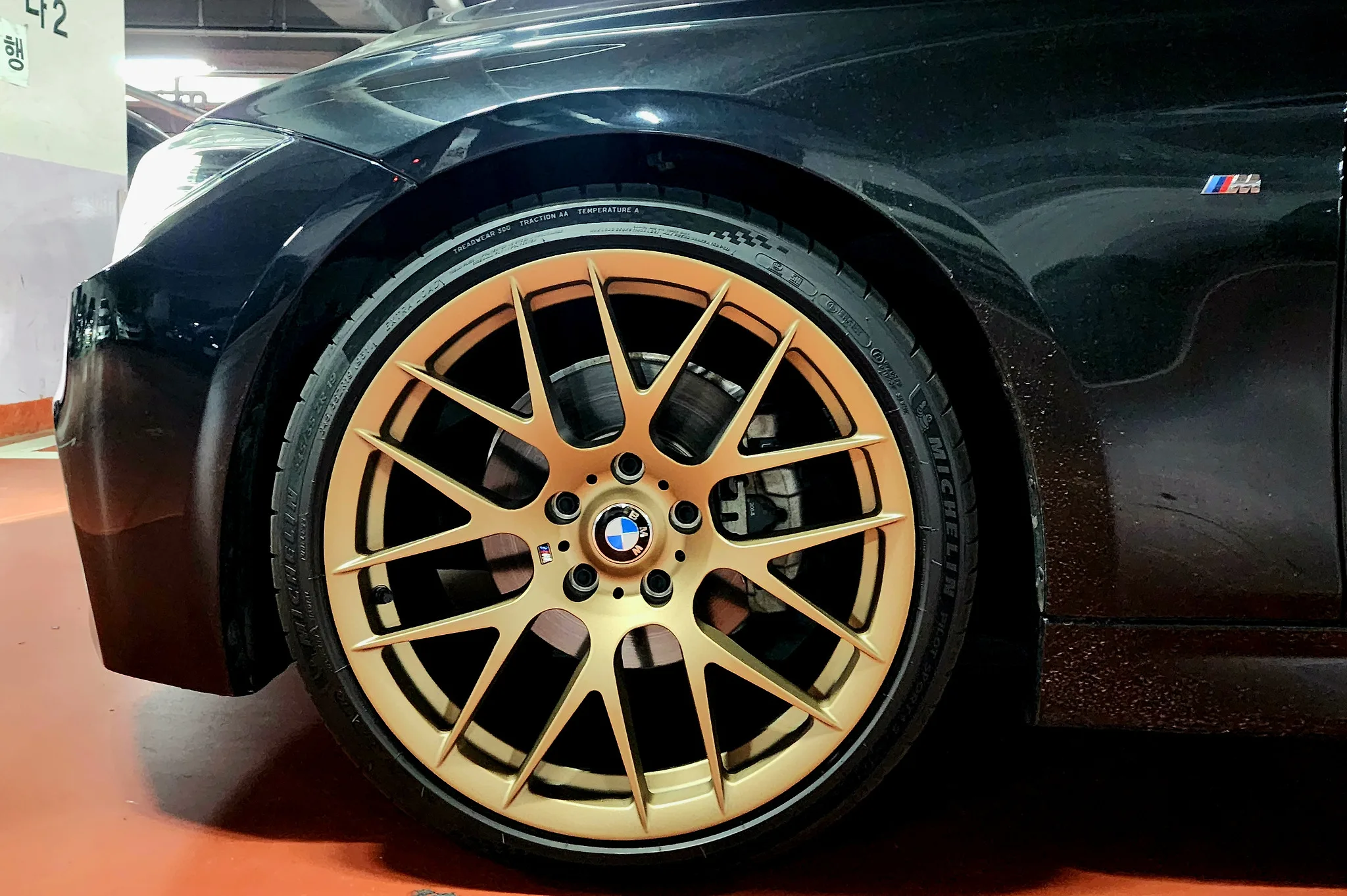 BMF 3 Series F chassis, original factory model, custom matte bronze finish.