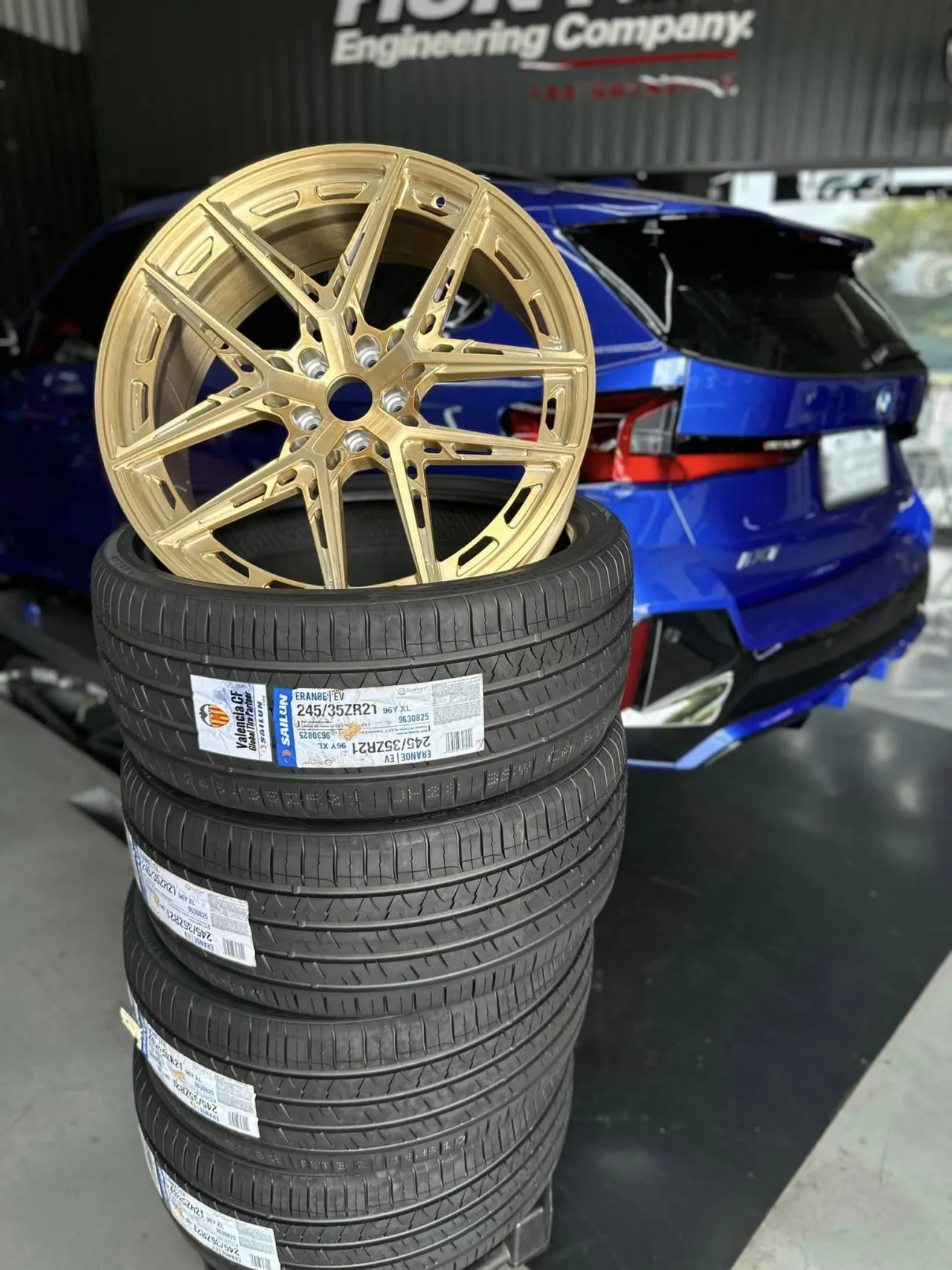 BMW ix1 - Custom Forged 21-inch Wheels - Color Brushed Bronze