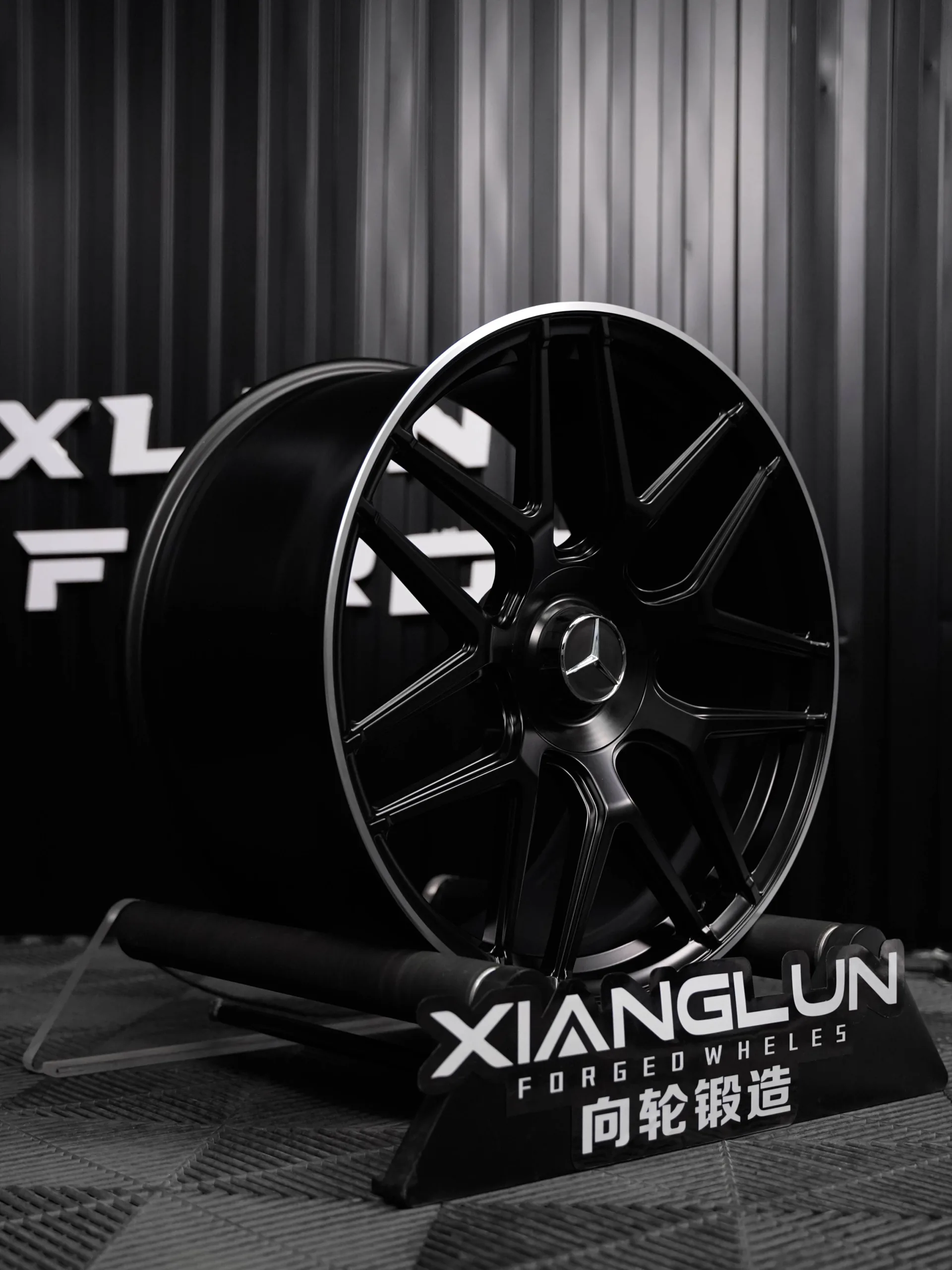 One-piece Mercedes-Benz CLA custom forged wheel