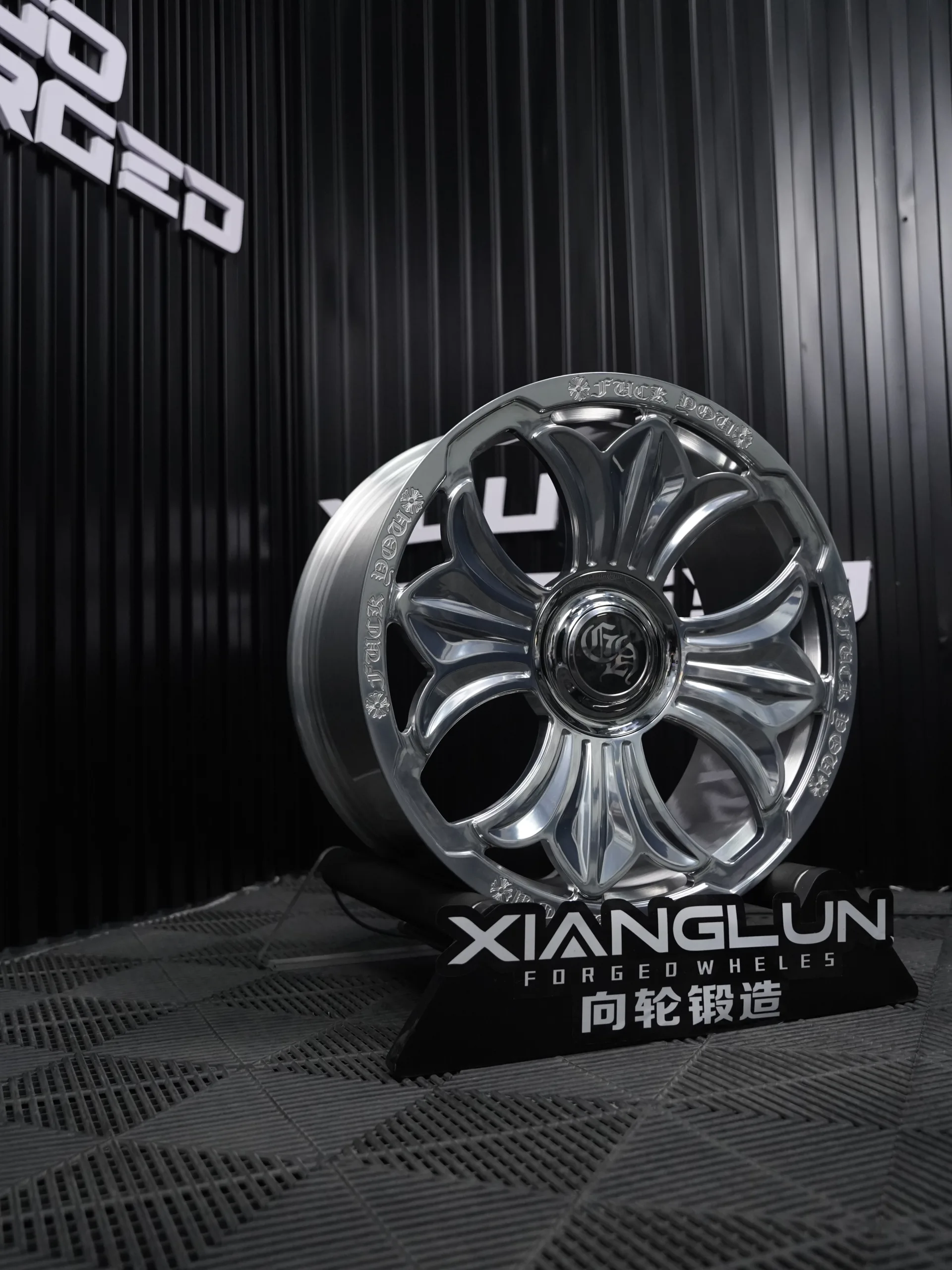 Chrome Hearts Polished Custom Forged Wheels