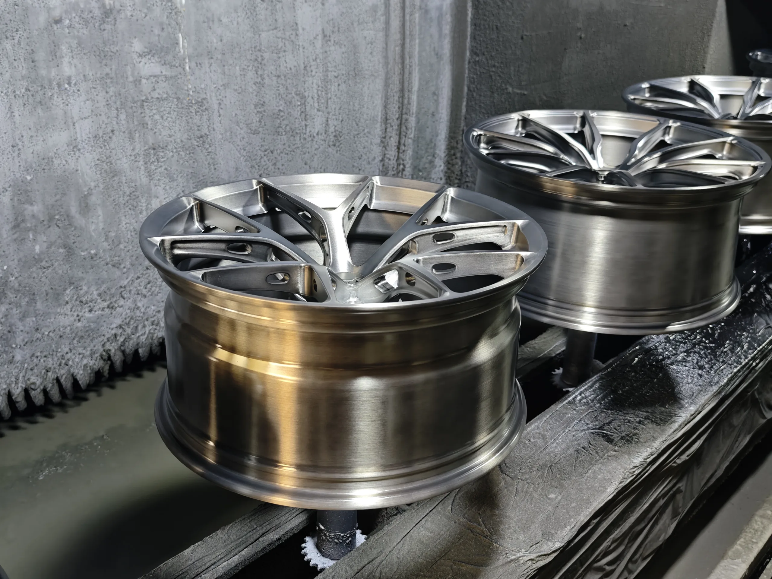 Forged Wheels — Brushed Grey