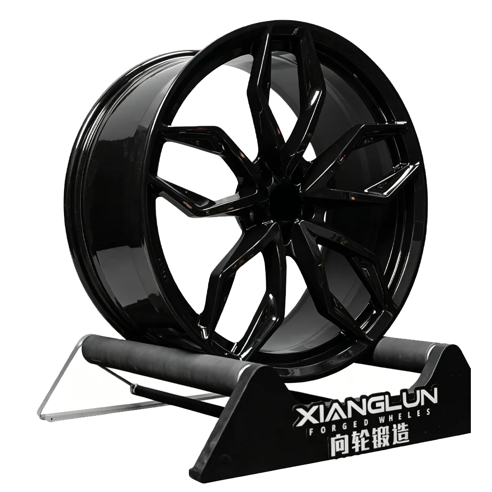 Gloss Black Directional Split-Spoke Forged Wheels