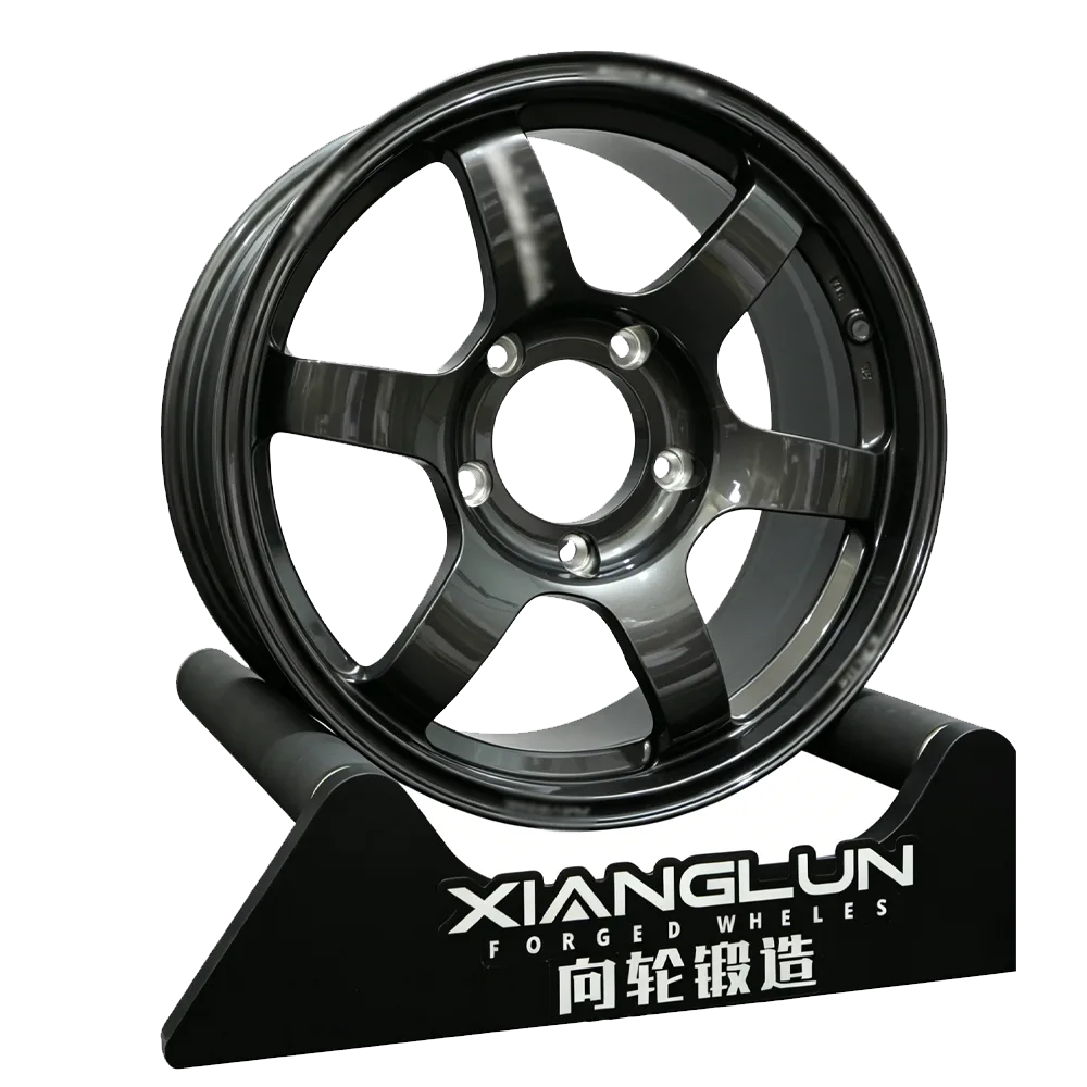 Gloss Gunmetal 5-Spoke Sport Alloy Wheel for Performance Cars