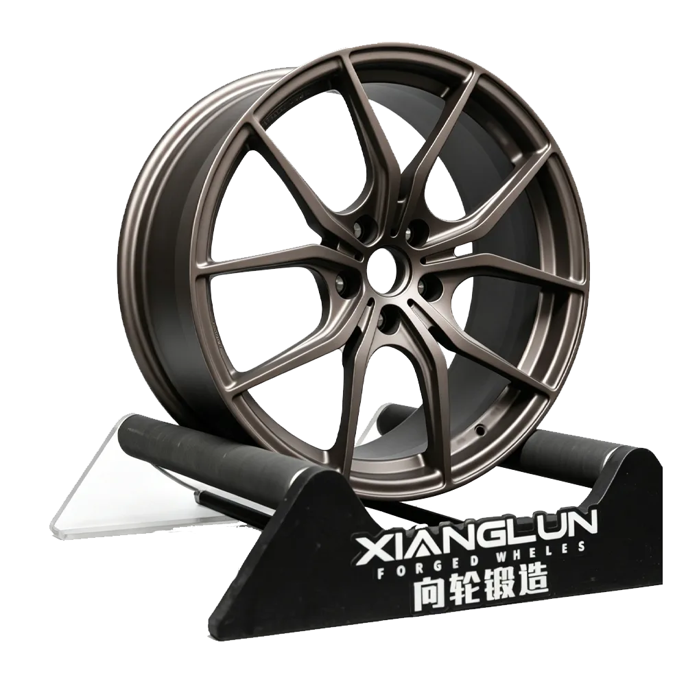 Matte Antique Bronze Forged Wheels | Concave 10-Spoke Custom Monoblock Performance Rims