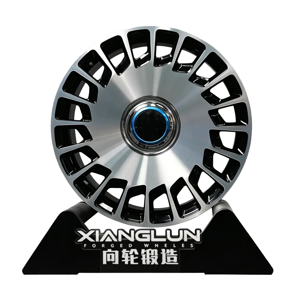 Gloss Black Machined Face Forged Aero Disc Wheels Custom Luxury Monoblock Performance Rims