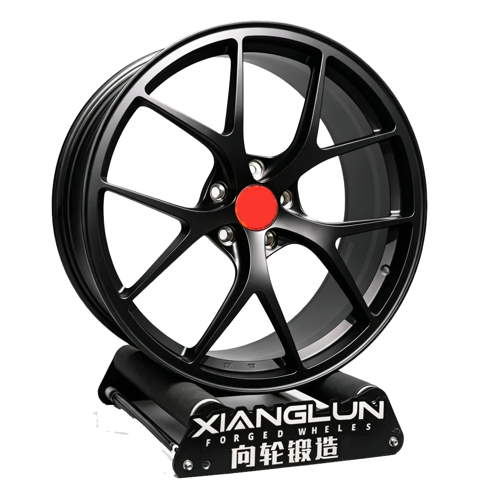 Matte Black Forged Wheels for BMW Mercedes Audi Tesla Porsche