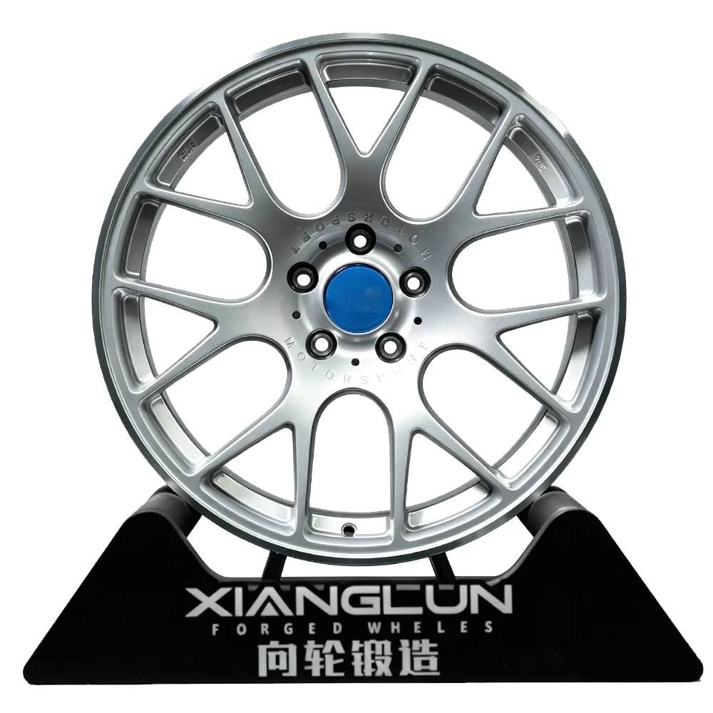 Silver Machined Lip Multi-Spoke Alloy Wheels | Aftermarket Sport Rims for Cars & SUVs
