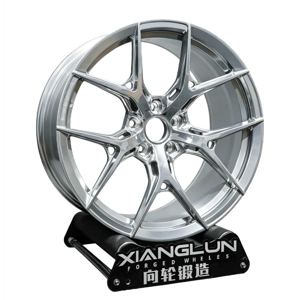 Forged Split 5-Spoke Polished Wheels for BMW 325i & Benz C300