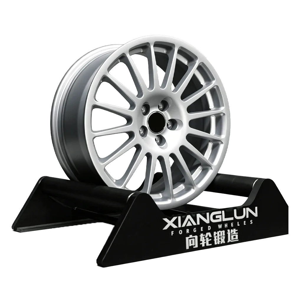 Matte Silver Multi-Spoke Forged Wheels | Custom 17-22″ Lightweight Rims for BMW, Mercedes, Audi & European