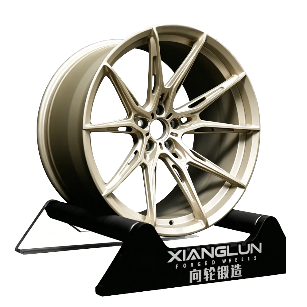 Satin Gold Deep Concave Forged Wheels