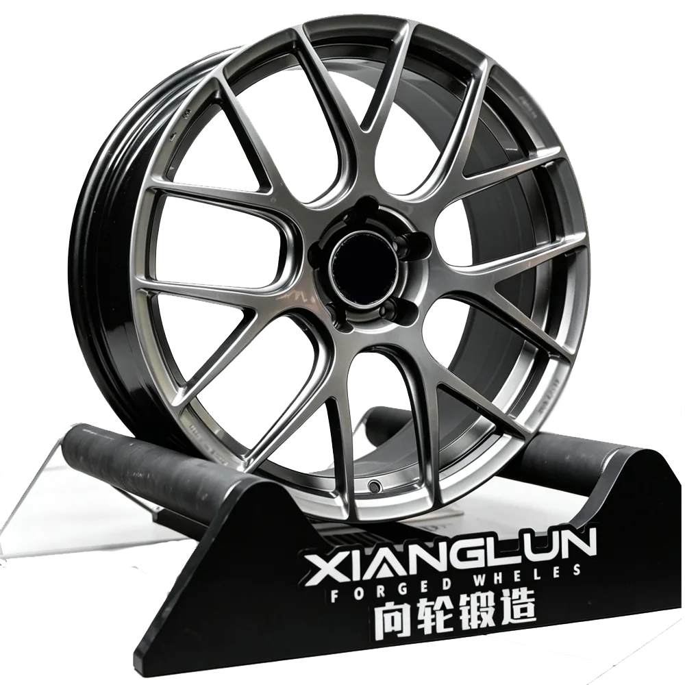 Gloss Black Y-Spoke Forged Wheels for BMW Mercedes Audi Tesla