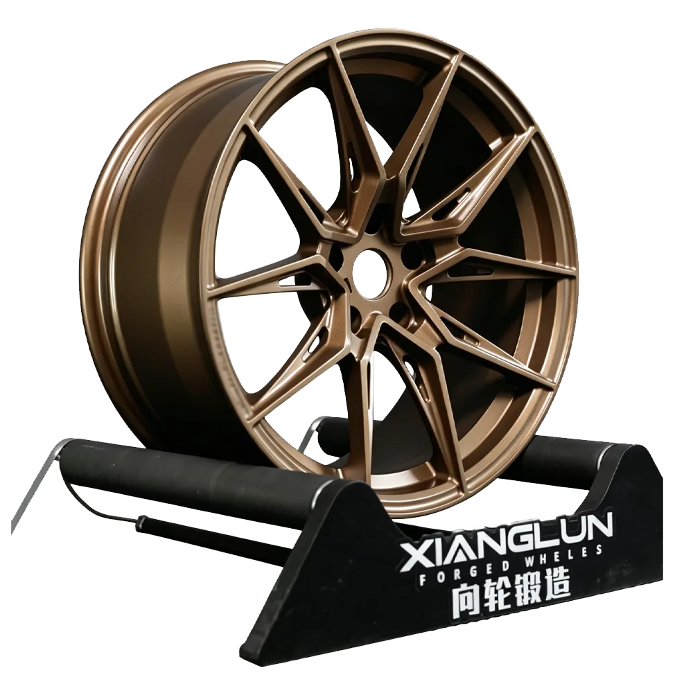 Satin Bronze Multi-Spoke Forged Wheels | Lightweight Custom Performance Rims