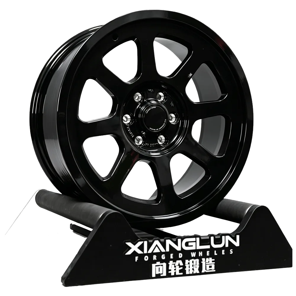 Gloss Black Off-Road Forged Wheels Custom Truck SUV Performance 4×4 Rims