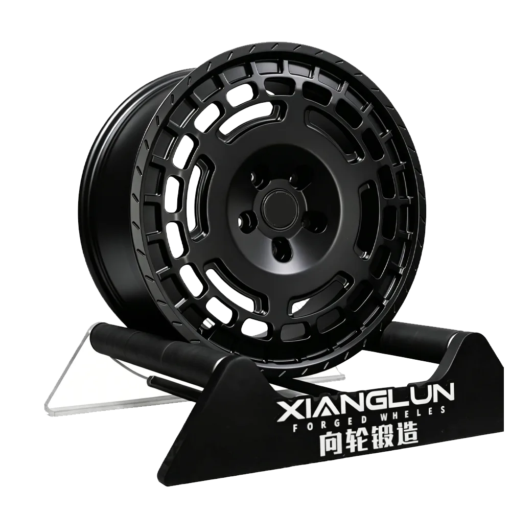Matte Black Off-Road Style Forged Wheels | Beadlock-Inspired Rims for Volkswagen, Toyota & 4×4 Off-Road Vehicles