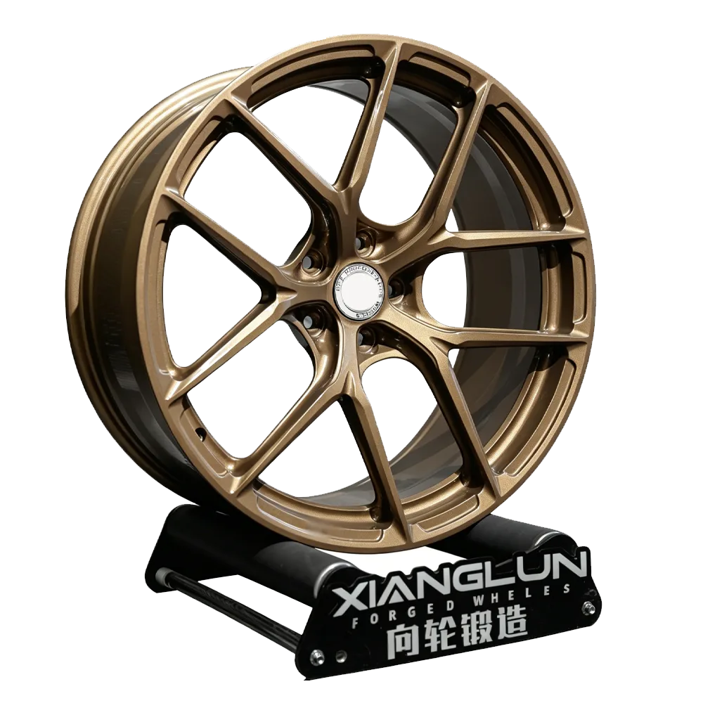 Gloss Bronze Split Y-Spoke Forged Wheels