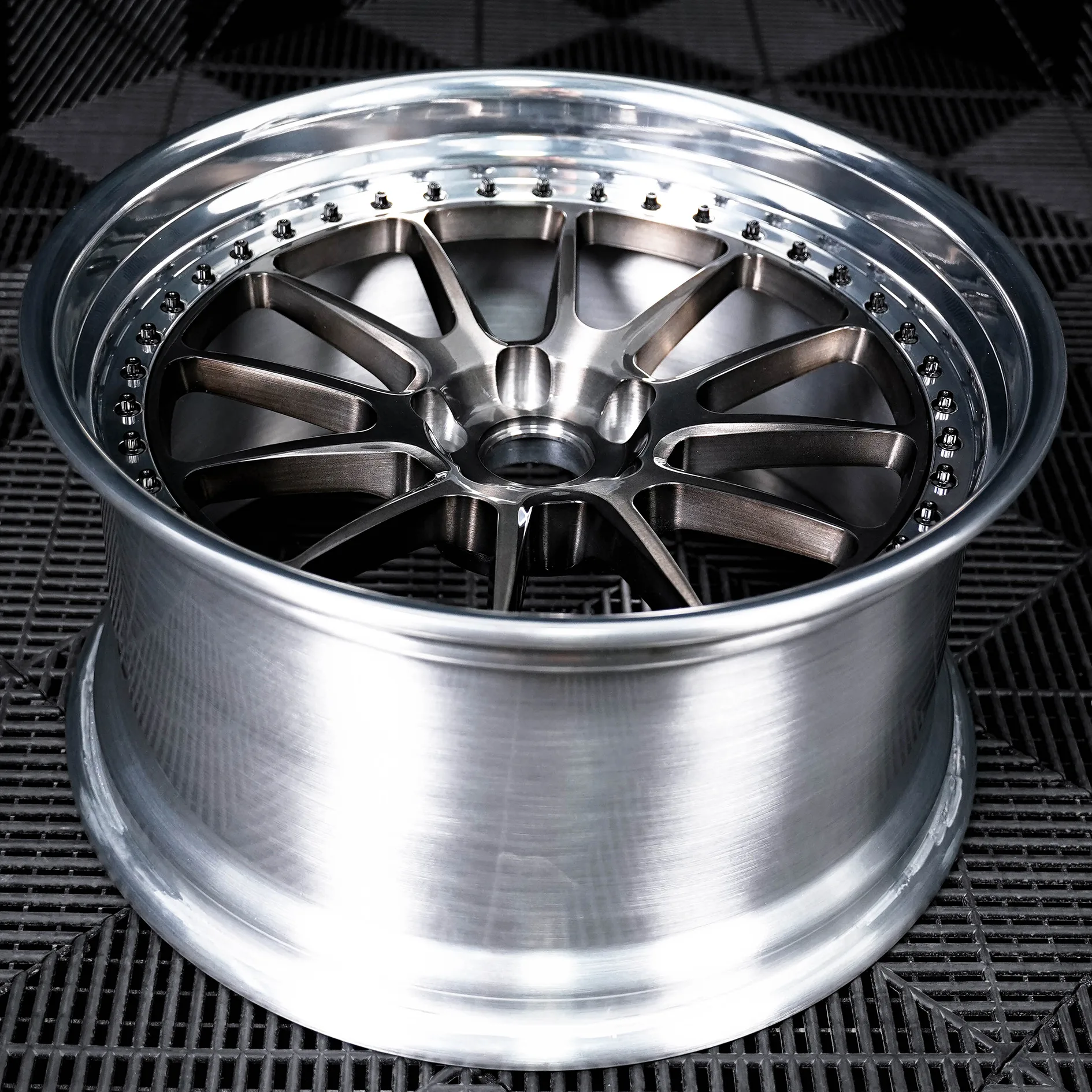 Brushed Gray Polished 1 1