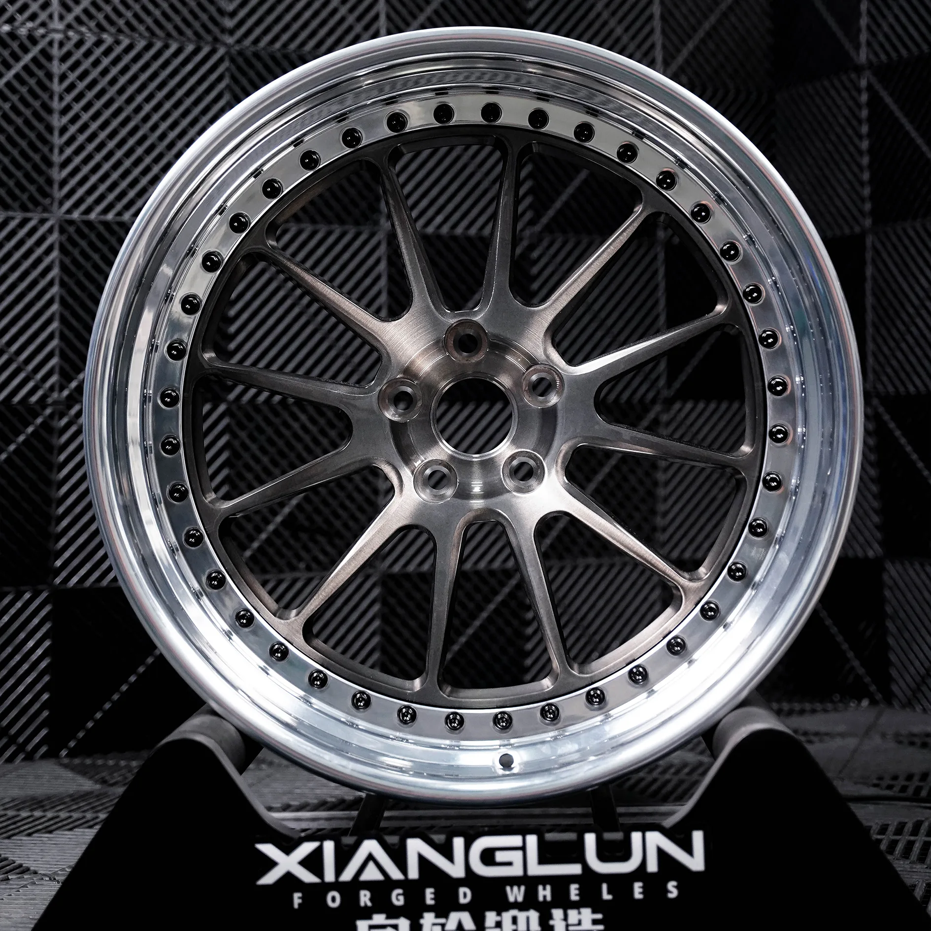 Brushed Gray Polished 4