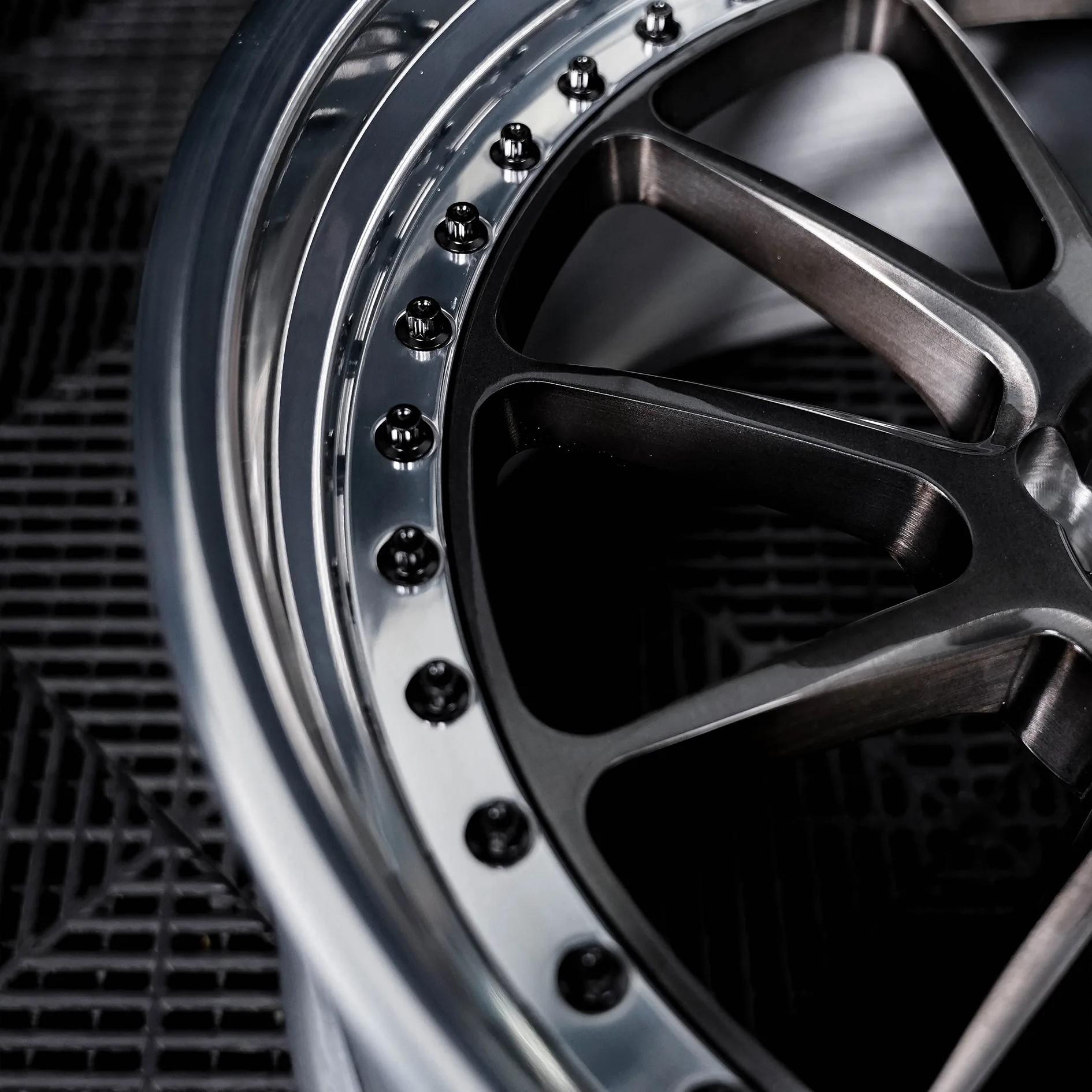 Brushed Gray Polished 6