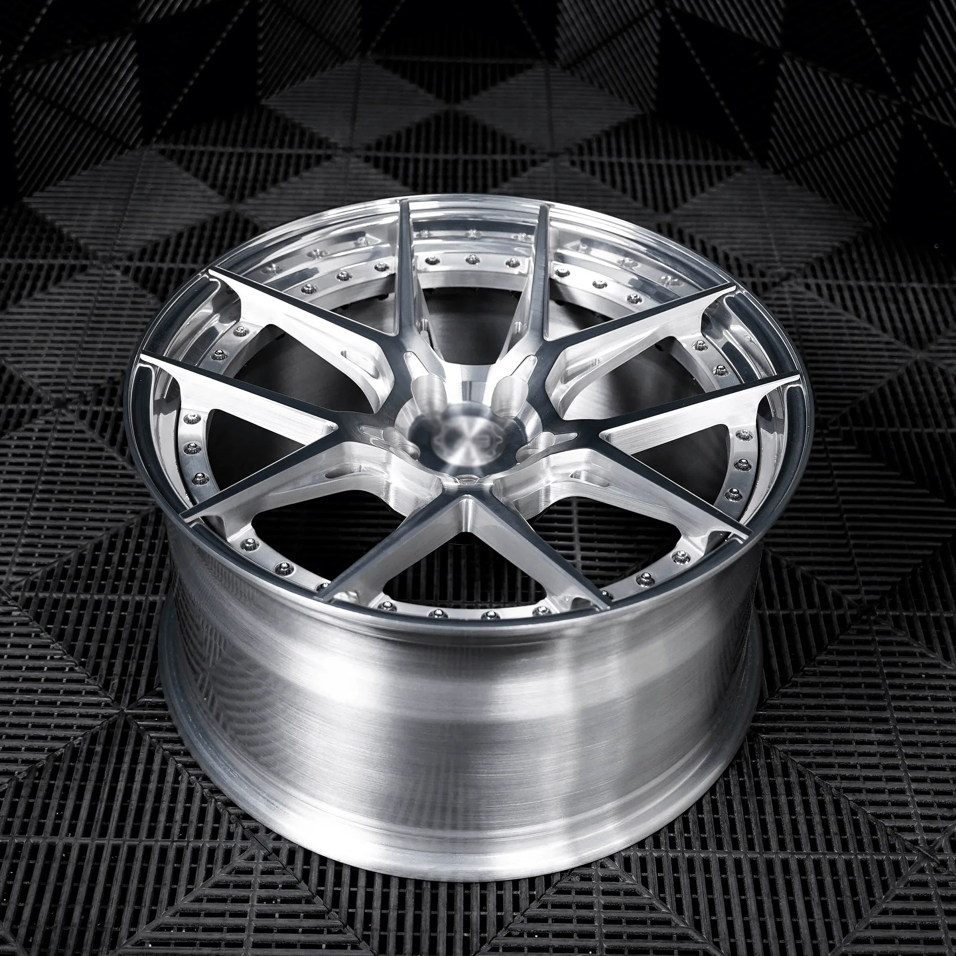 Brushed Silver 3 4