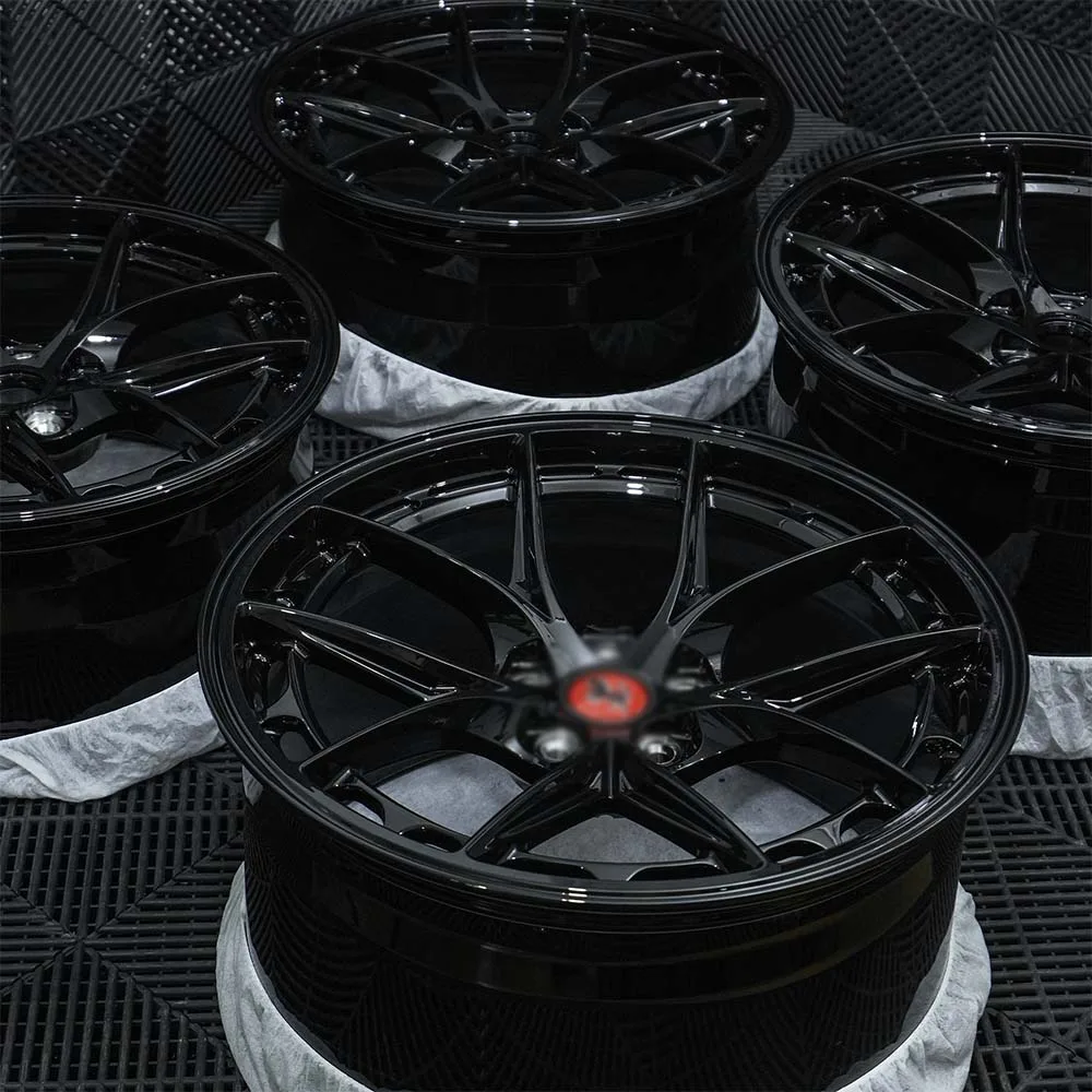 Ferrari Black Y Spoke Wheels 3