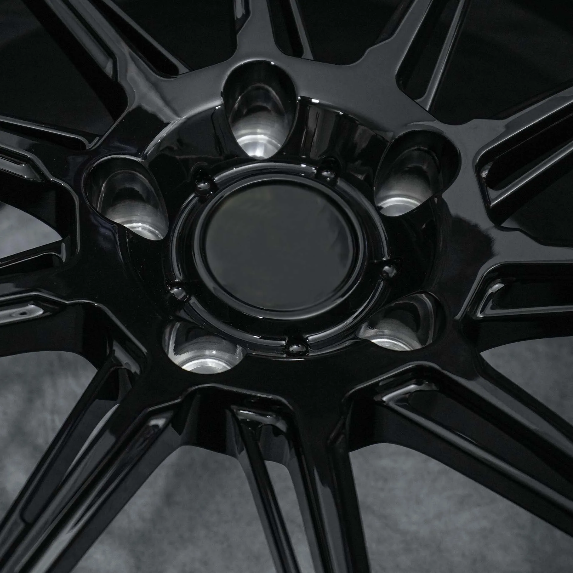 Porsche Two-Tone Style — Gloss Black (5) Porsche Two Tone Style — Gloss Black 5