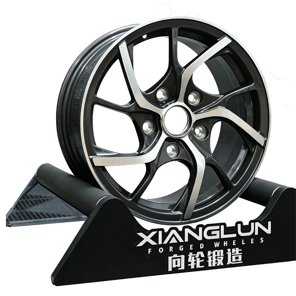Gloss Gunmetal Machined Face Forged Wheel