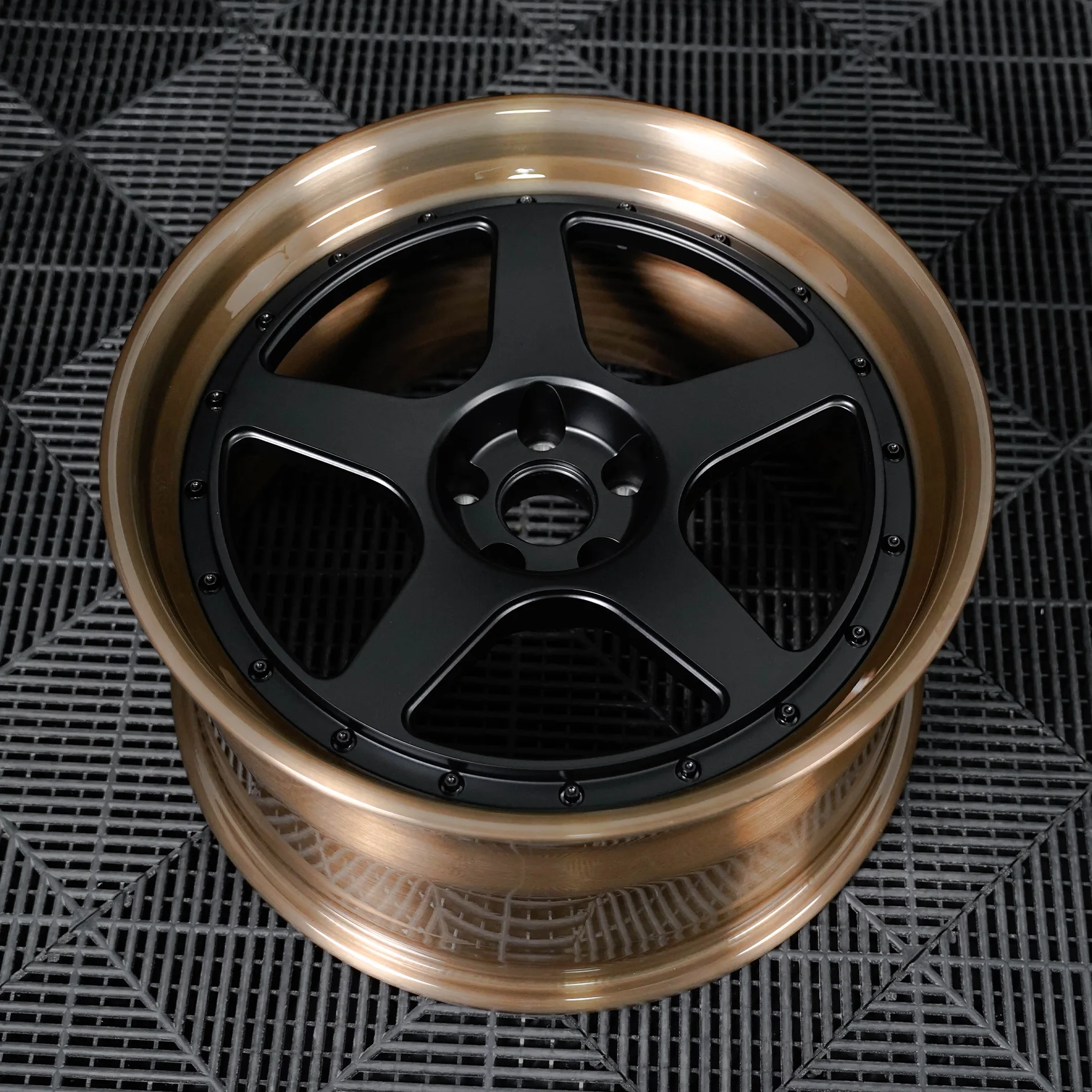 Satin Black + Brushed Bronze (1) Satin Black Brushed Bronze 1