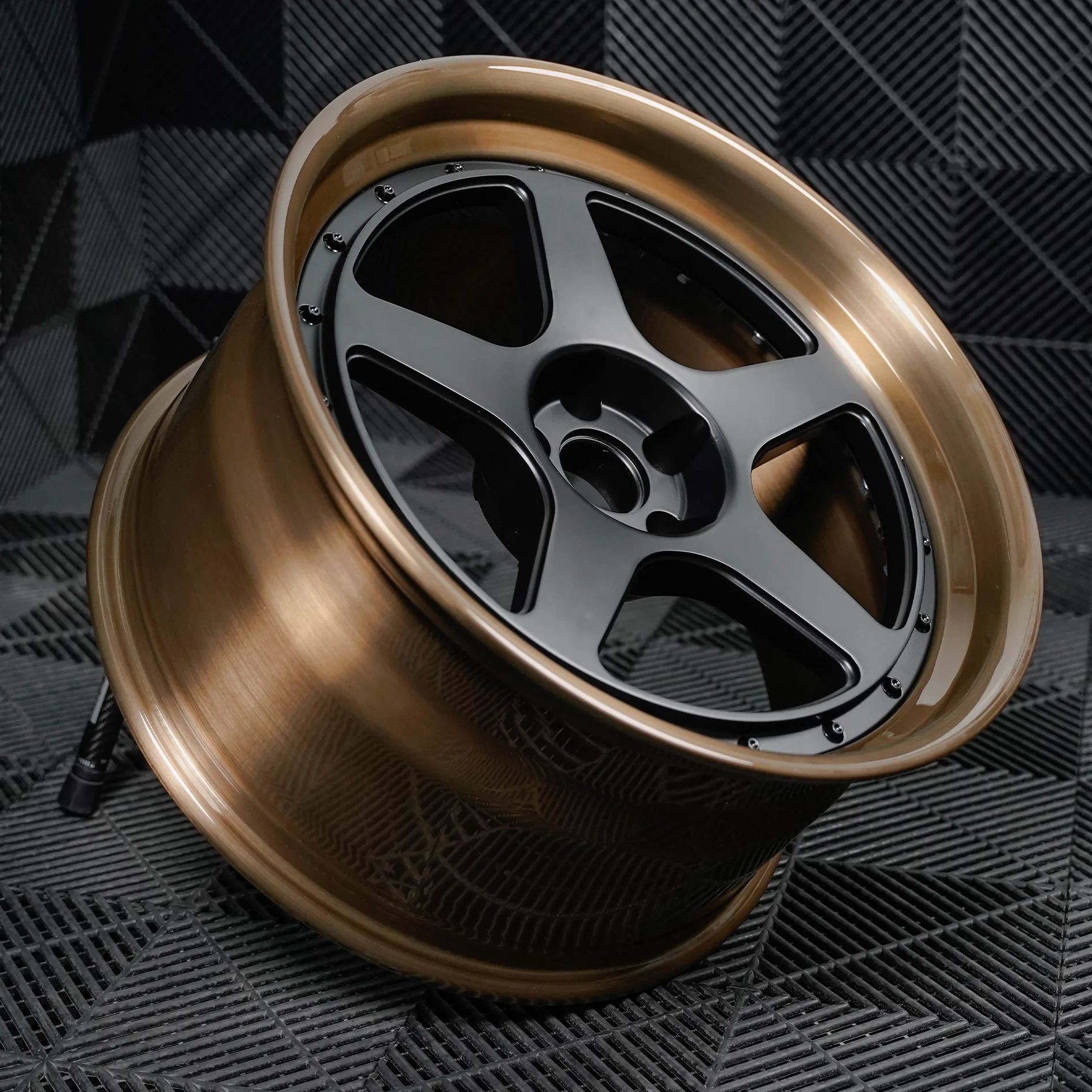 Satin Black + Brushed Bronze (4) Satin Black Brushed Bronze 4