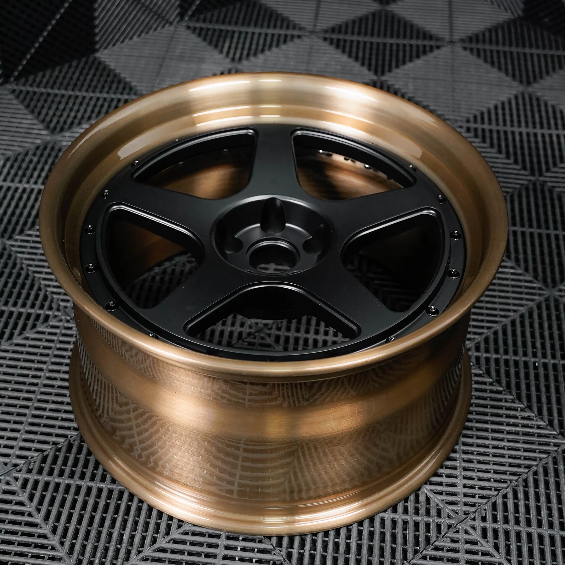 Satin Black + Brushed Bronze (5) Satin Black Brushed Bronze 5