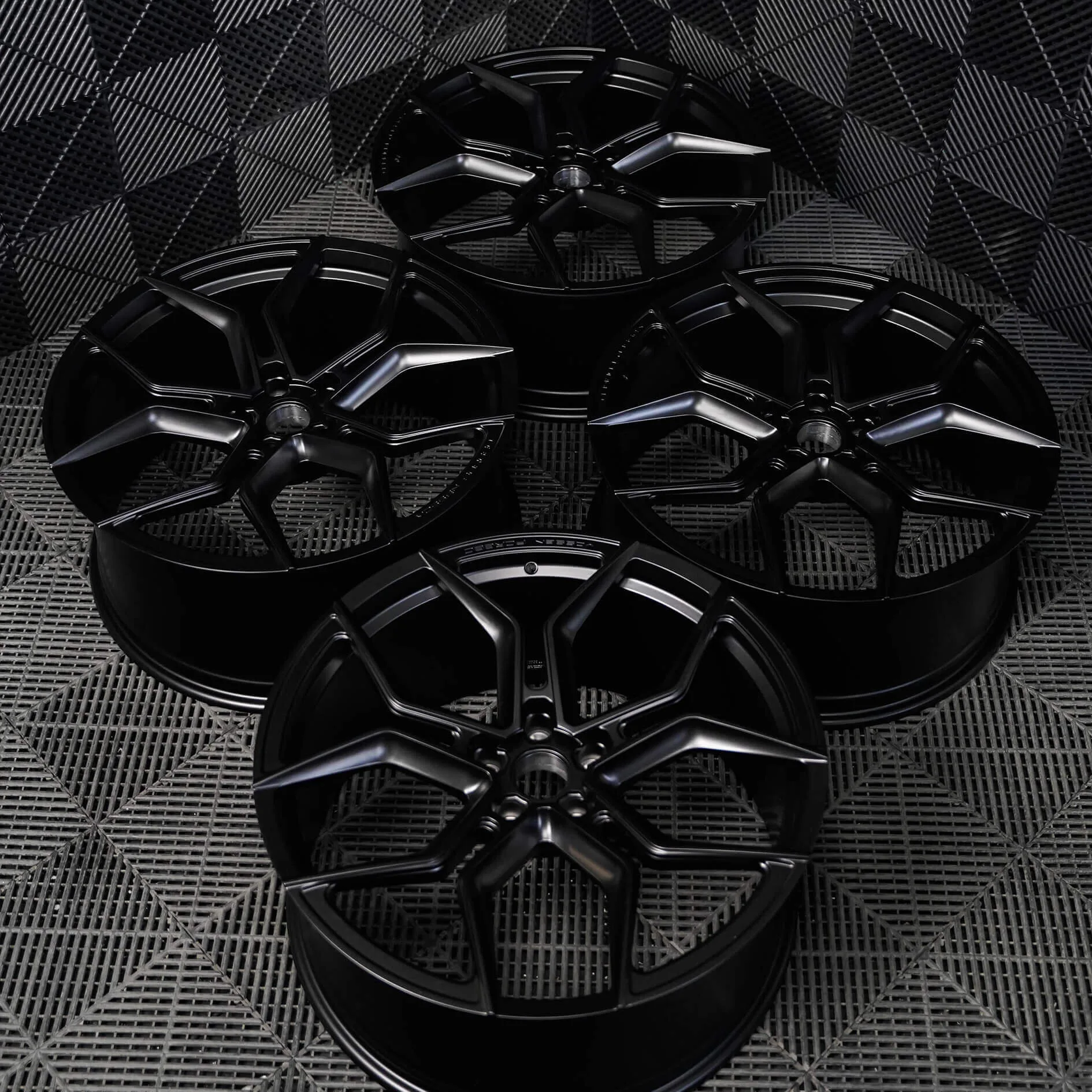 Vossen EVO-3 Satin Black (4) Vossen EVO 3 Satin Black 4