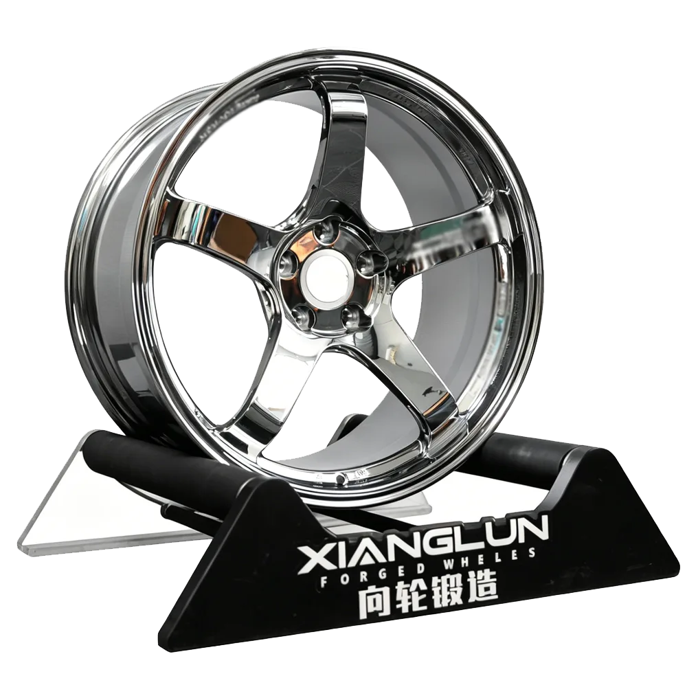 Audi Custom 5-Spoke Forged Wheels – Electroplated Finish – T6061 Material