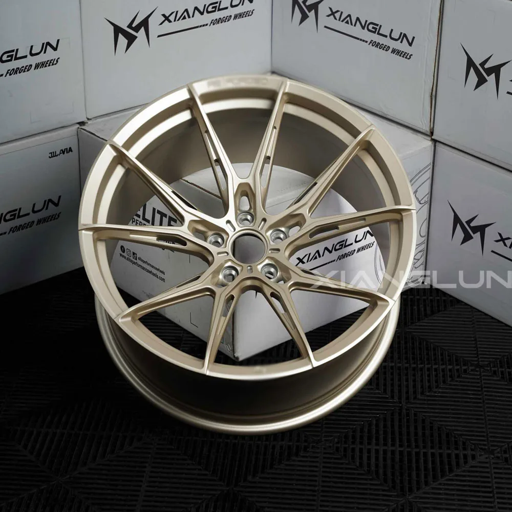 WF R2 Matte Gold Forged Wheels (2) WF R2 Matte Gold Forged Wheels 2