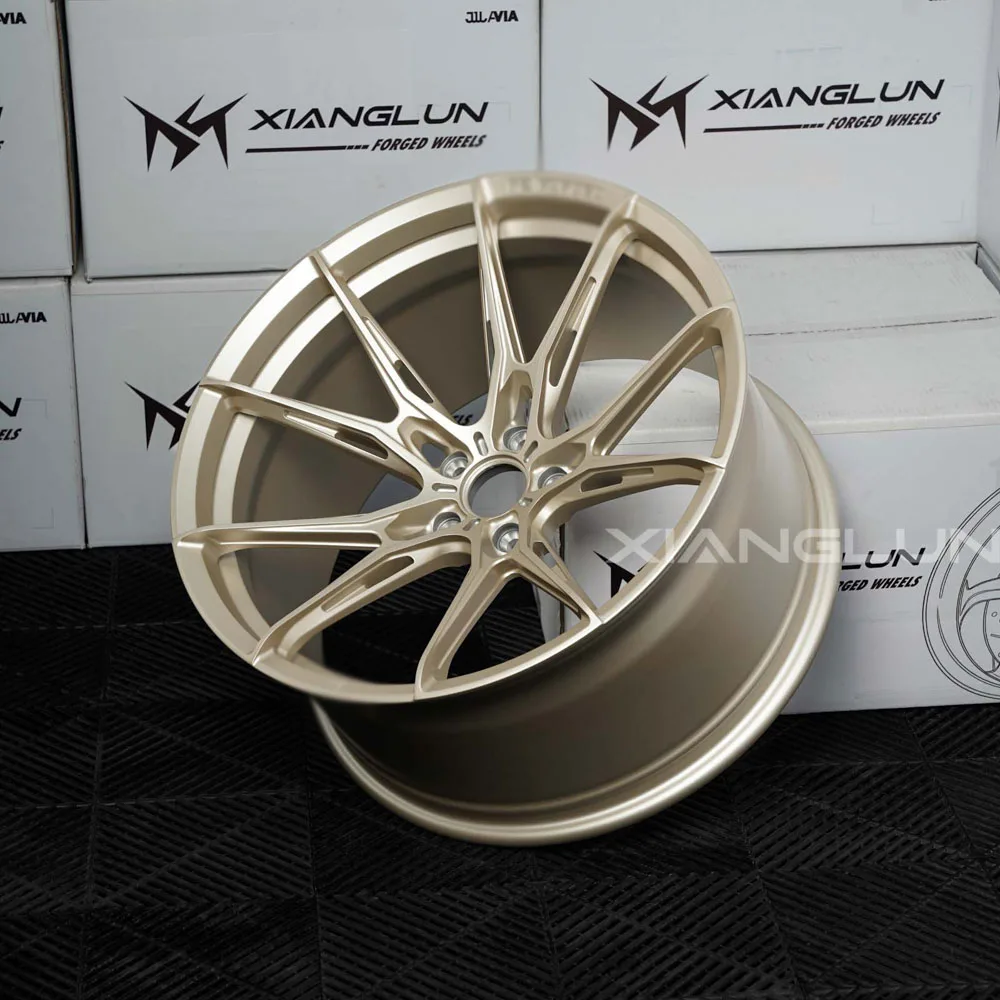 WF R2 Matte Gold Forged Wheels (3) WF R2 Matte Gold Forged Wheels 3