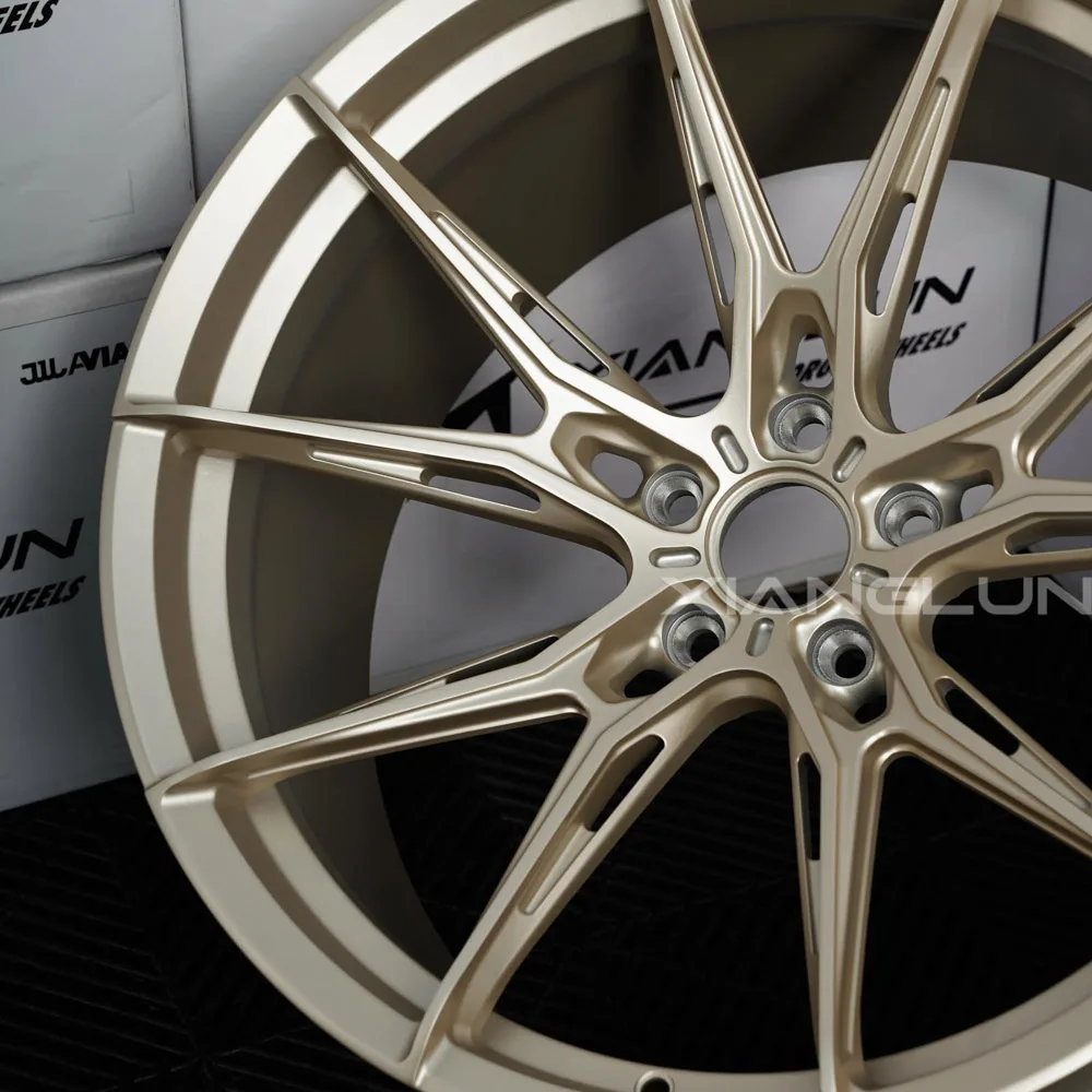 WF R2 Matte Gold Forged Wheels (7) WF R2 Matte Gold Forged Wheels 7
