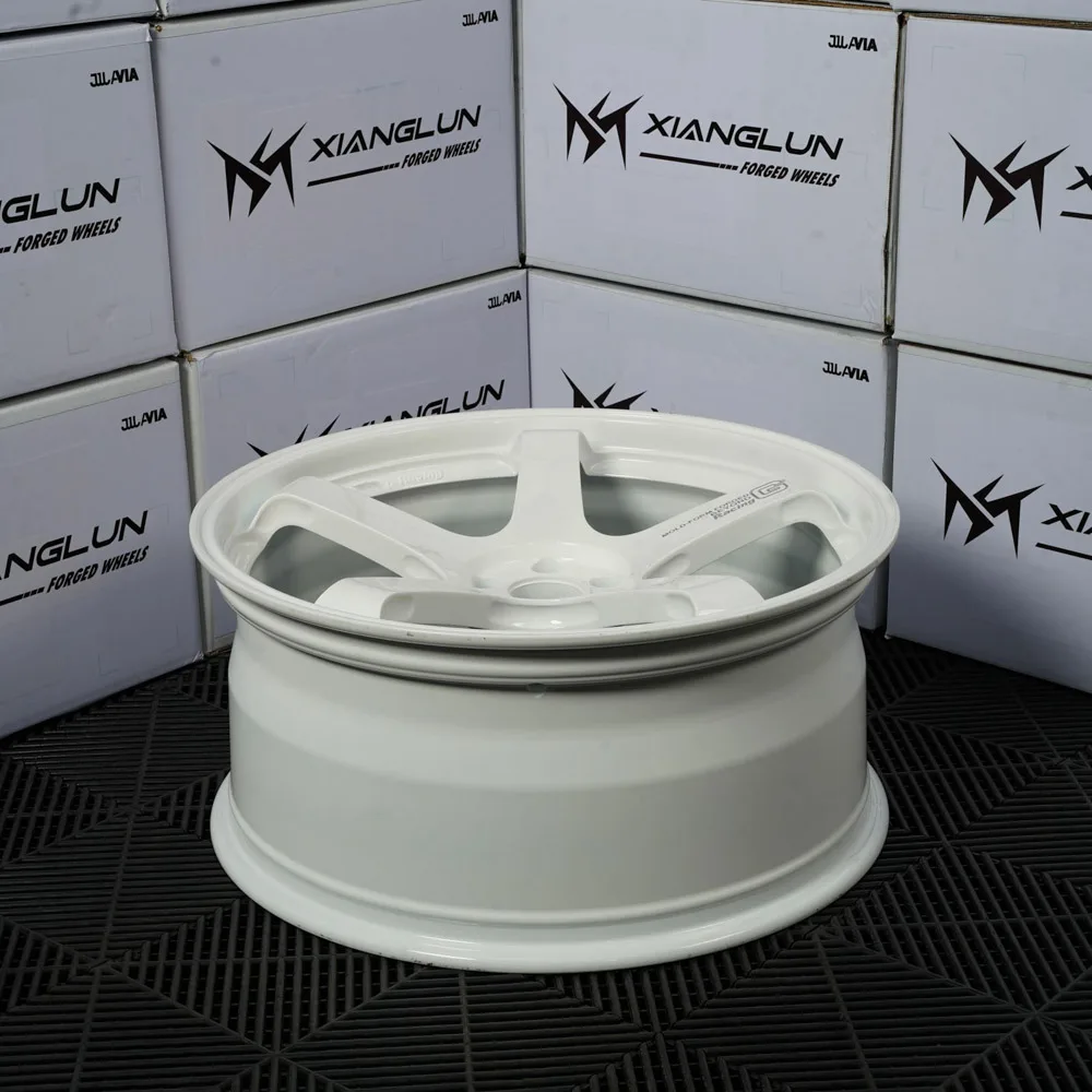 advan White Forged Wheels 4
