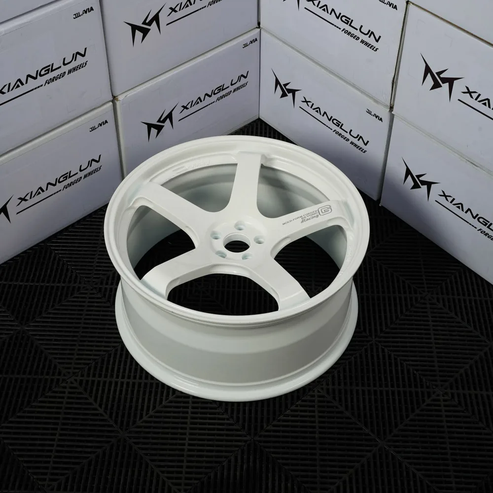 advan White Forged Wheels 5