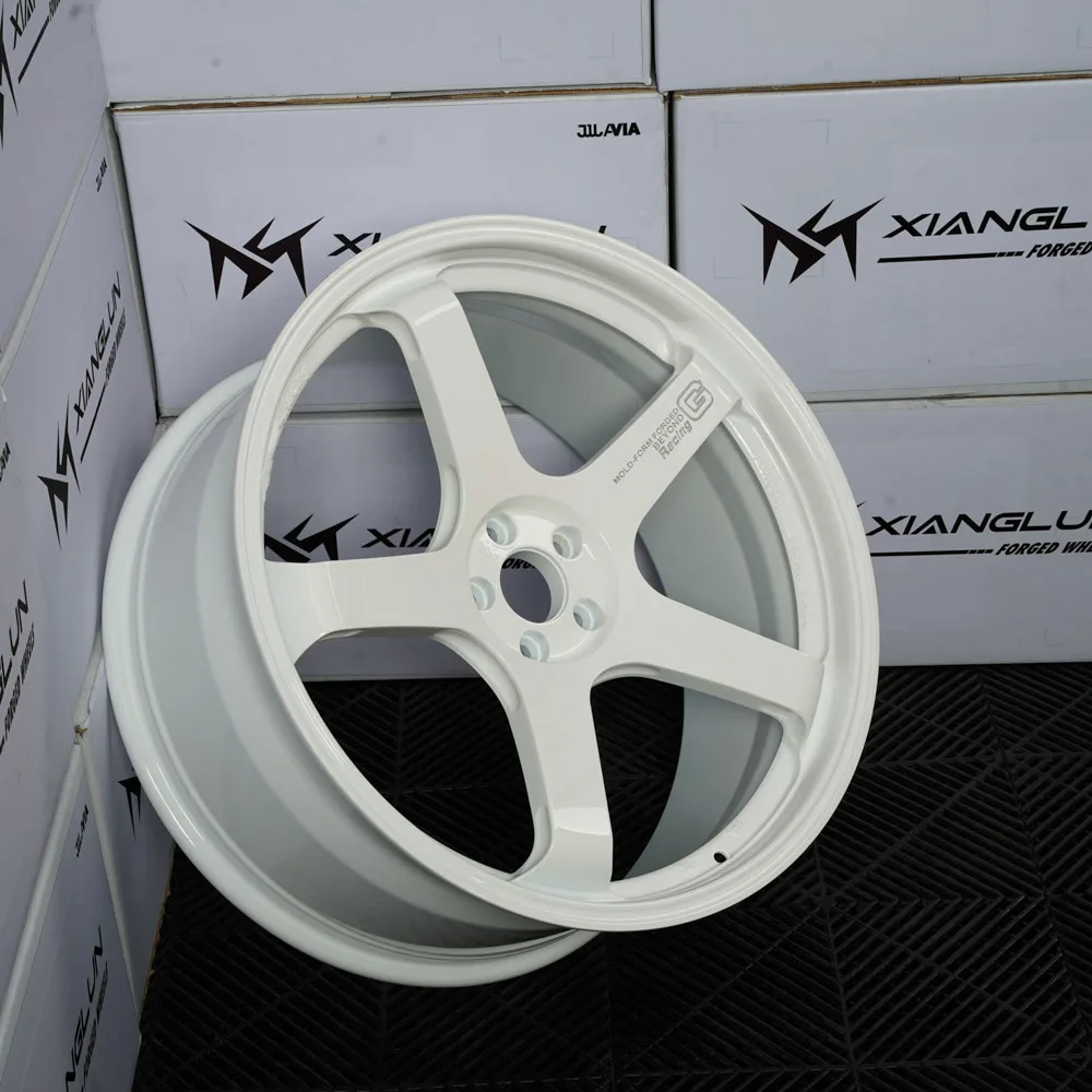advan White Forged Wheels 6